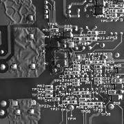 Burned up Varian V-801 Power Supply board